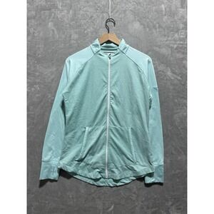 FootJoy FJ Full Zip Jacket Women's Medium Teal Performance Stretch Golf Layering